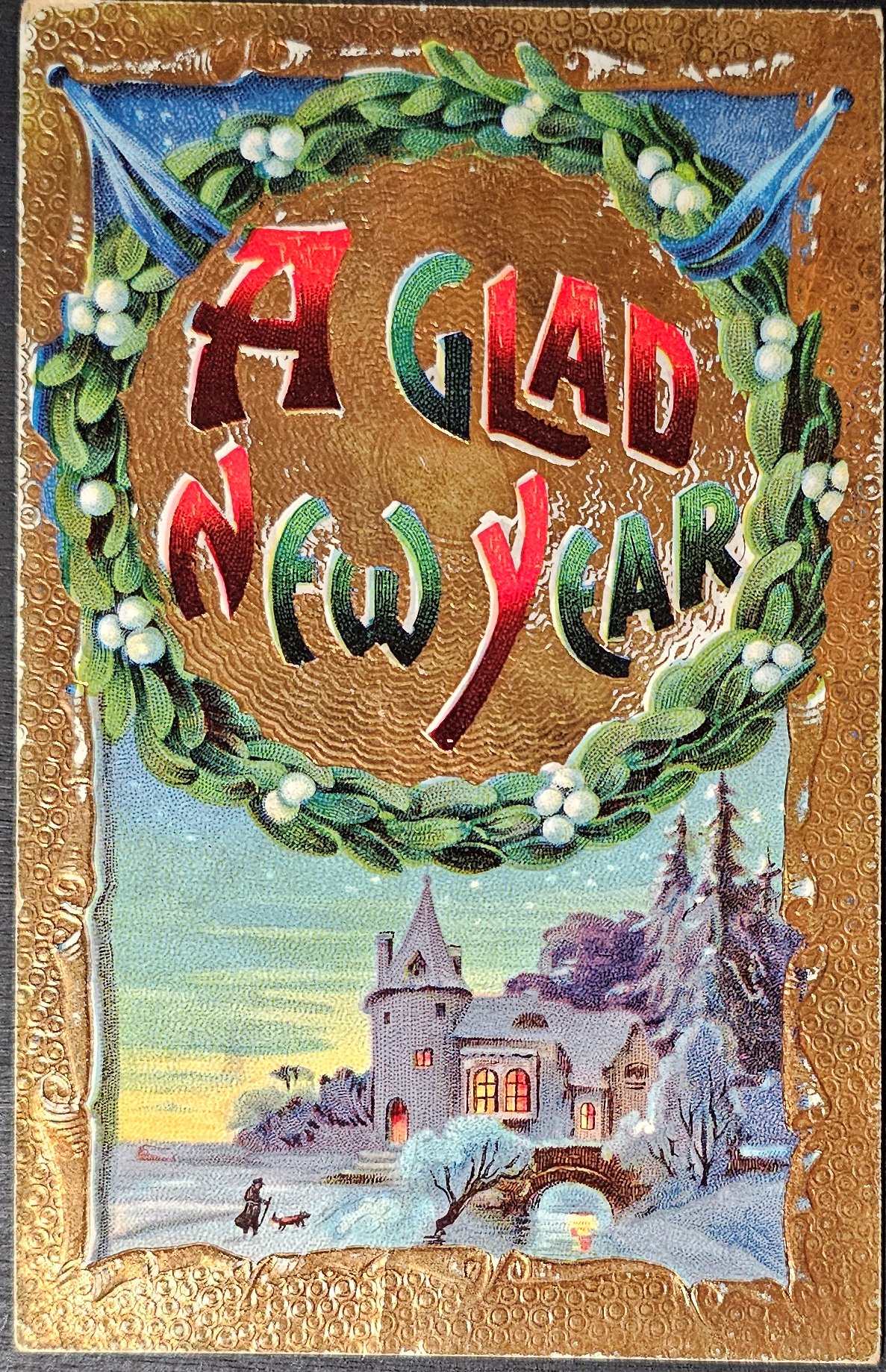 (image for) postcard New Year #0001